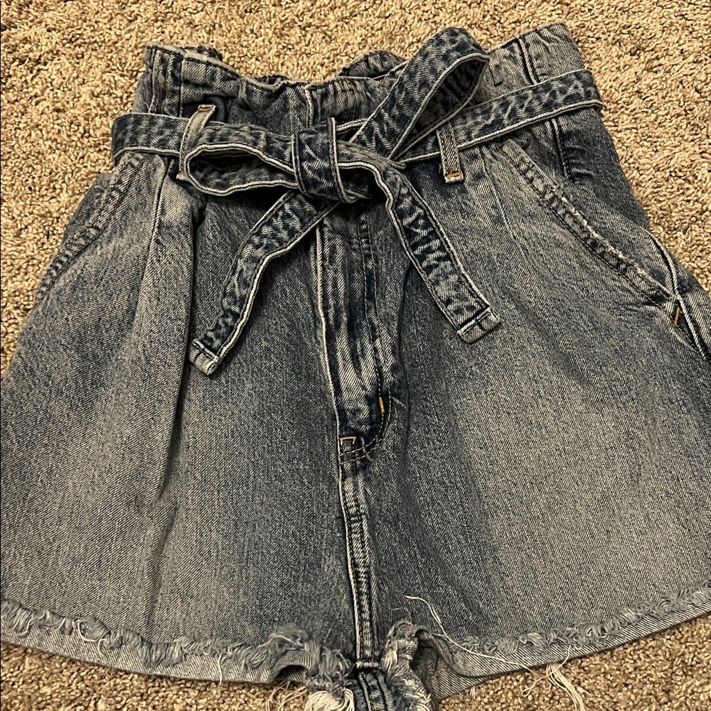 Abercrombie & Fitch Blue Jean Shorts